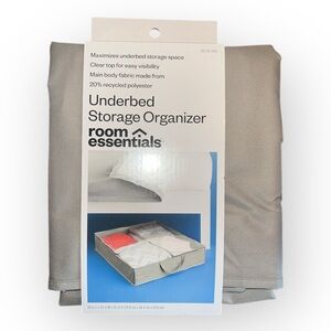 Room Essentials Gray Underbed Storage Organizer